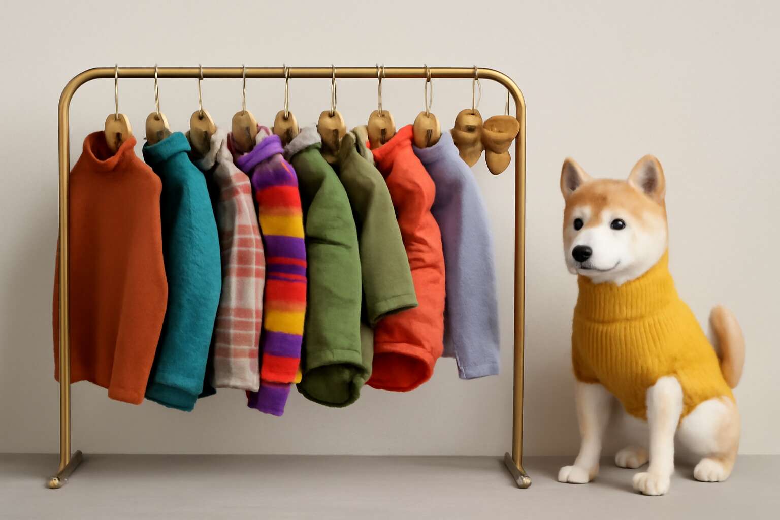 dog clothing rail