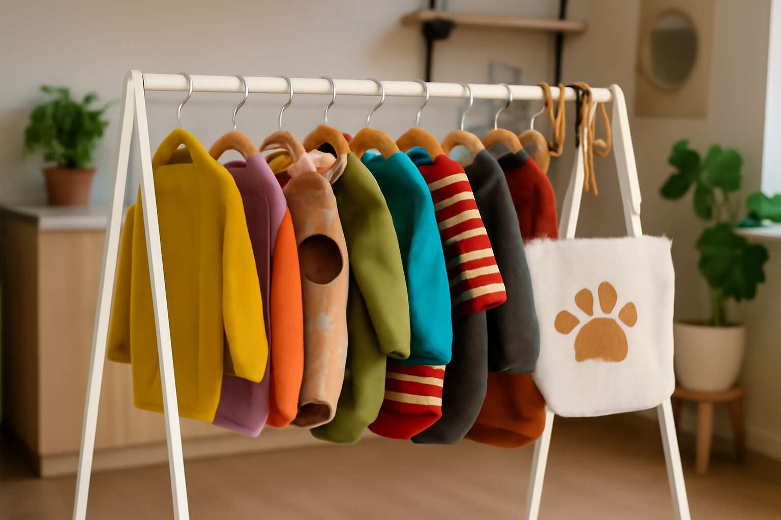 dog clothing rack