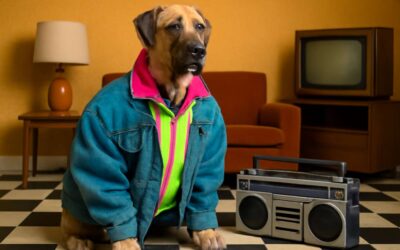 Rad Retro Fits: big dog clothing 90s for stylish pups today