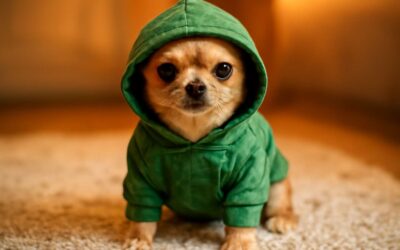 Chic cannabis dog clothing for stylish pups on every adventure