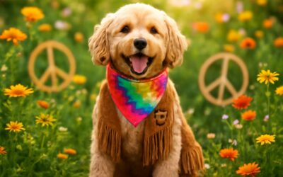 Groovy Paws Ahead: hippie dog clothing for free-spirited pups